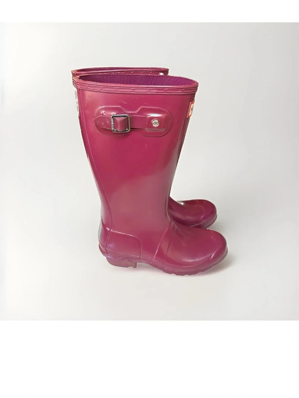 Hunter kids Magenta Tall Rain Boots